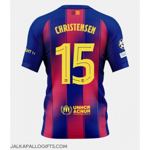 Barcelona Andreas Christensen #15 Kotipaita 2025-26 Lyhythihainen
